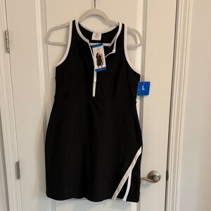Black and White Athletic Dress